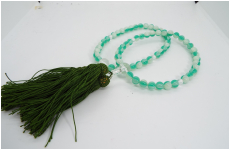 てまり　念珠　緑系