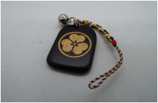 縁起石　家紋　　庄内片喰