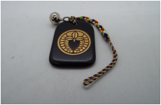 縁起石　家紋　下り藤