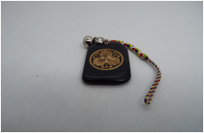 縁起石　家紋　夢柏