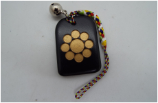 縁起石　家紋　九曜