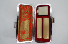 オランダ水牛　小判+36　2本入れ　ケース付き