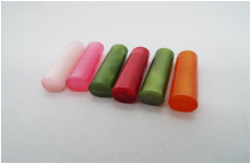 カラー印材　小判　中丈　6本セット