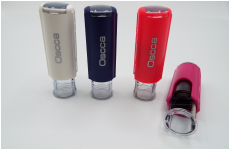 キャップレス回転ネーム印　赤・青・白・ワイン　4色