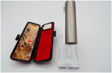 黒水牛　銀色染　15-60　ケース付き