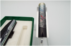 黒水牛　トンボ柄入り印材　15-60　ケース付き