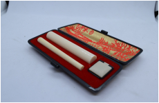 象牙　12-75　丸ボキ　ワニ2個入れケース付き