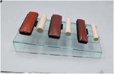 ディスプレイ　3本用・ケースと印材