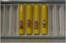 お洒落ハンコ　仏像　イエロー　12-60　4本セット