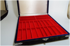 別珍見本箱　印材20・ケース４　汚れあり