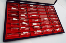 昭和の水晶印材40本あり　10ミリより15ミリ　高さいろいろ