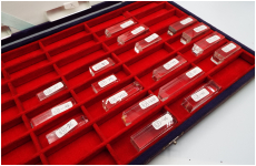 昭和の水晶印材　角印　サイズいろいろ