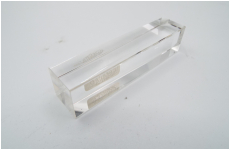 昭和の水晶印材　16ミリ角　76ミリ丈