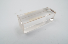 昭和の水晶印材　17ミリ角　53ミリ丈