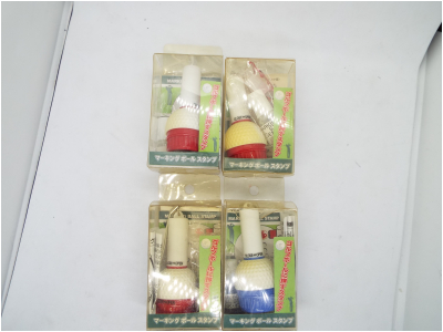 マーキングボールスタンプ　4個で　処分品