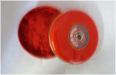 文化朱肉　事務用＋朱液＋ユニ朱肉６０，２個　