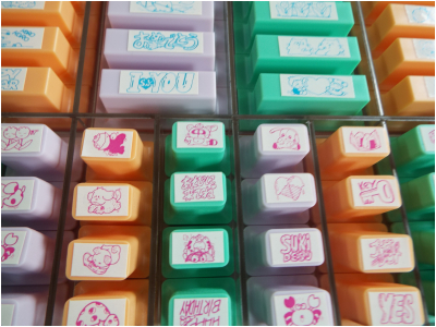 おちゃめスタンプ　２個セット