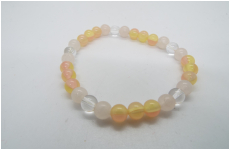 パワーストーン　手毬ブレスレット　紅水晶