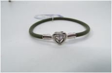 ダンシングストーン　ブレスレット　草色