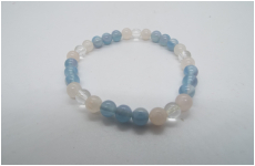 パワーストーン手毬ブレスレット　紅水晶