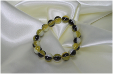 手毬ブレスレット　8ミリ　イエロー