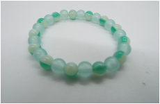 手毬ブレスレット　緑系　蛍光タイプ　子供用