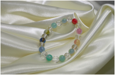 手毬ブレスレット　パワーストーン　9色