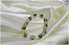 手毬ブレスレット　パワーストーン　イエロー