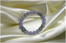 手毬ブレスレット　カルセドニー