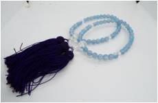 てまり　念珠　　ブルー