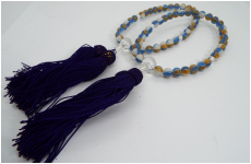 てまり　念珠　青系