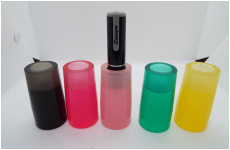 お洒落なネーム印印立て　ピンク