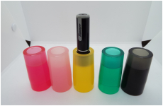 お洒落な　ネーム印印立て　イエロー