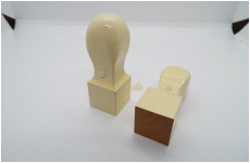 アイボリーホワイト　本柘植　21ミリ角天丸