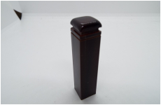 ブラウン本柘植　15・13.5ミリ角各1本　計2本