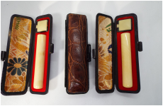 マッコウクジラ印鑑　10.5-60　ワニケース付き