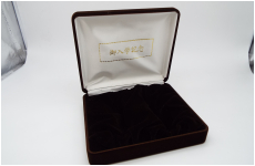 茶別珍化粧ケース　2本　入学祝入り