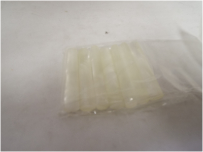 パールグラス　小判　ホワイト