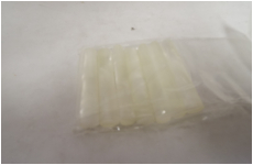 パールグラス　小判　ホワイト